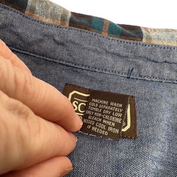 CE Schmidt workwear plaid long sleeve flannel shirt size XL - Picture 8 of 14